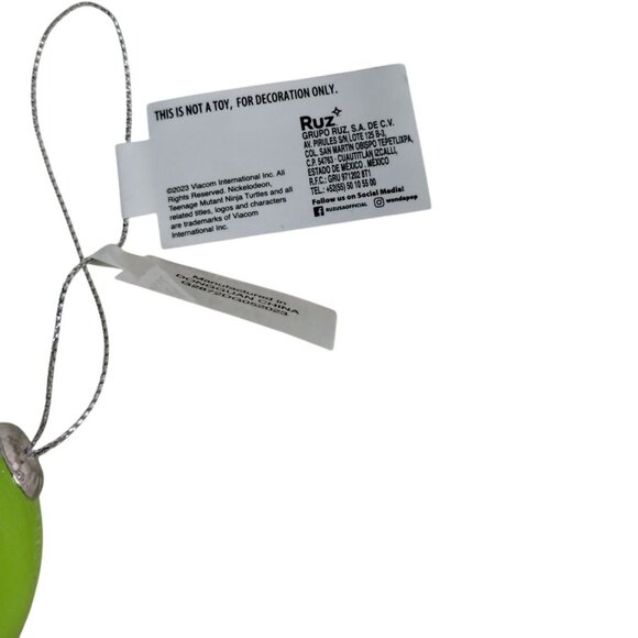 Teenage Mutant Ninja Turtles 4 Inch Donatello Decoupage Christmas Ornament - Picture 3 of 3